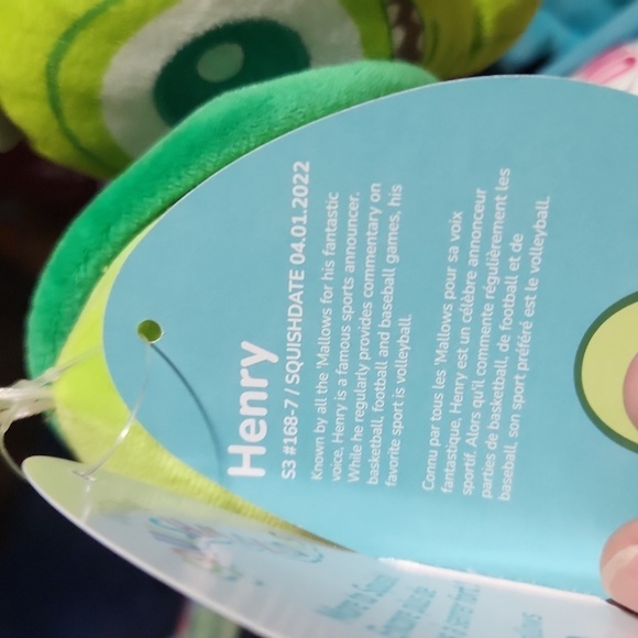 Squishmallow Henry Turtle Keychain New - Picture 4 of 5